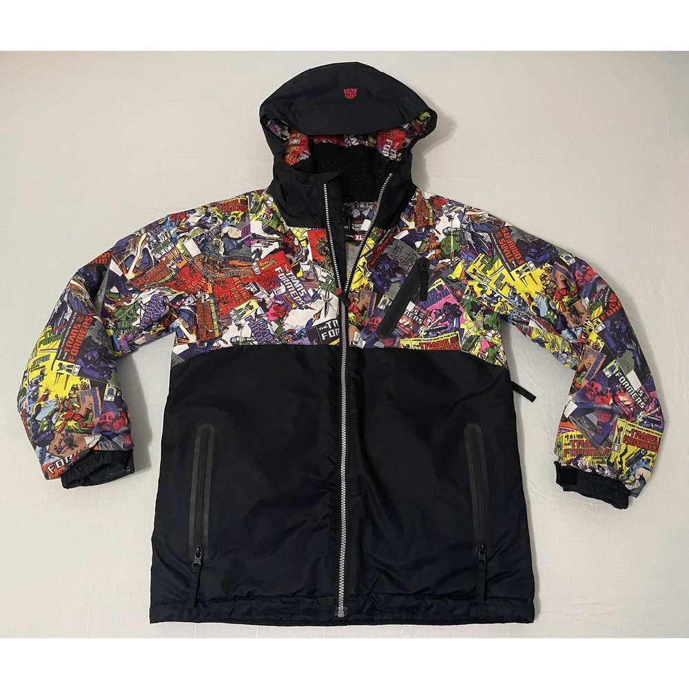 686 YOUTH boys‎ XL TRANSFORMERS Snowboarding skiing ski jacket coat great shape!
